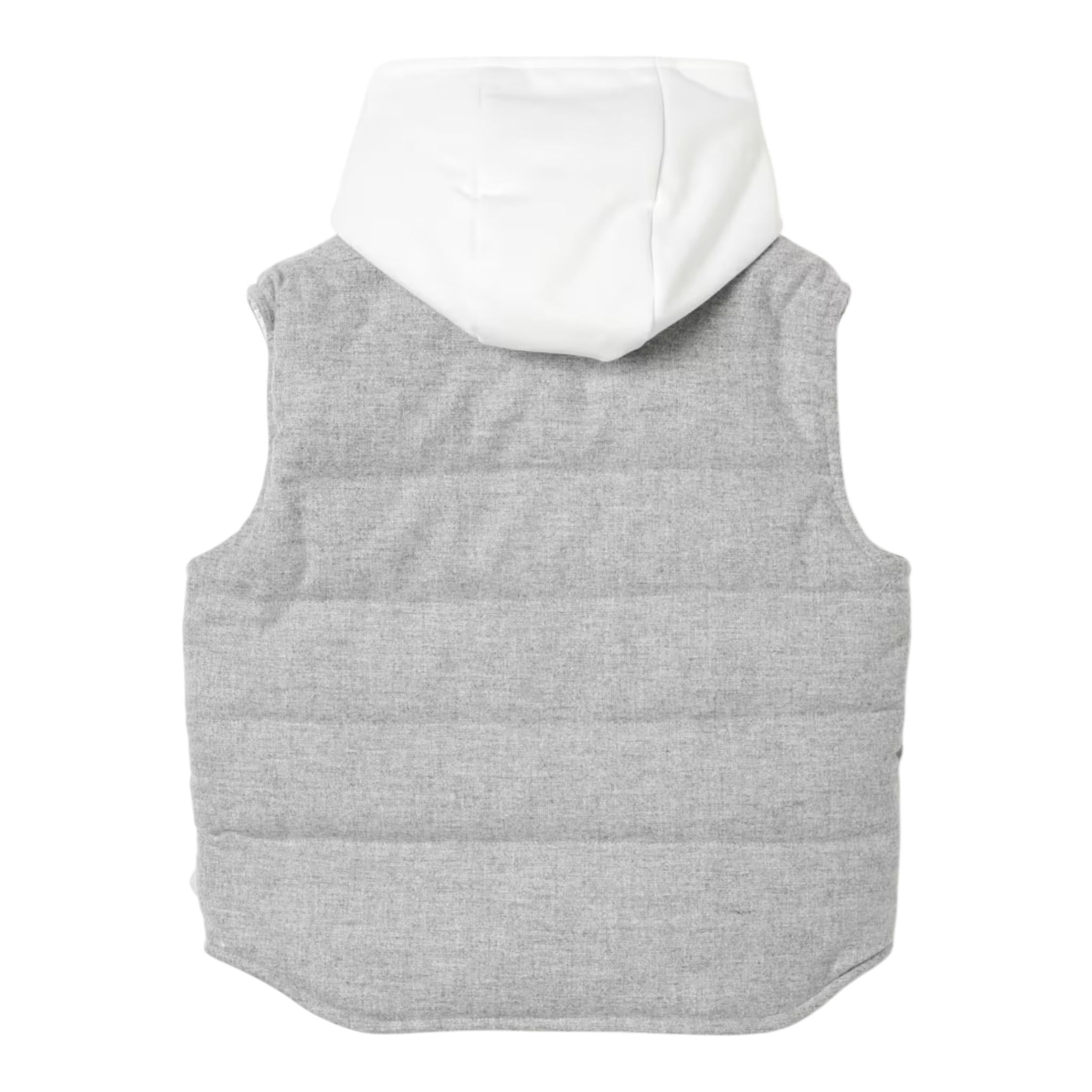 ELEVENTY smanicato tinta unita con cappuccio in contrasto Grigio per Bambino EV2P92 GRIGIO ELEVENTY