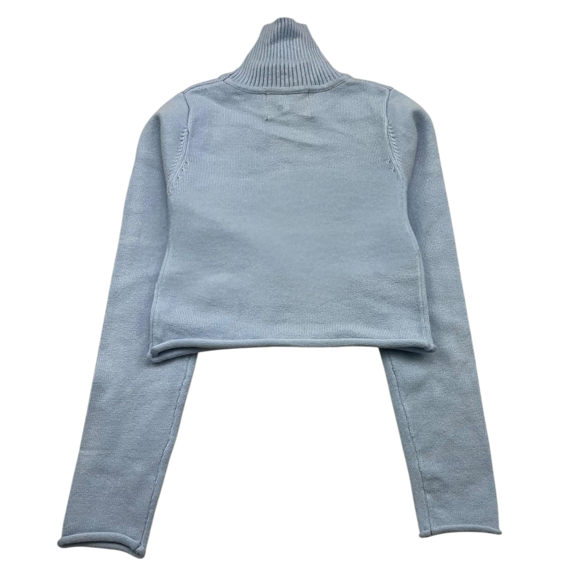 REFRIGIWEAR maglia collo alto tinta unita modello crop Azzurro per Bambina RWG925X AZZURRO REFRIGIWEAR