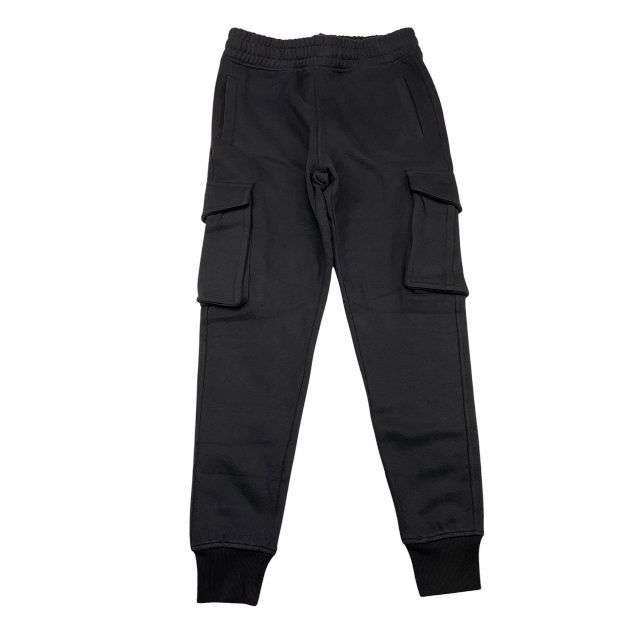 DATCH pantalone tuta tinta unita con tasconi Nero per Bambino DTH1808 NERO DATCH