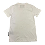 JOHN RICHMOND t-shirt girocollo tinta unita con stampa in contrasto Bianco per Bambino RBA25038TS BIANCO JOHN RICHMOND