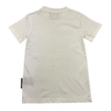 JOHN RICHMOND t-shirt girocollo tinta unita con stampa in contrasto Bianco per Bambino RBA25038TS BIANCO JOHN RICHMOND