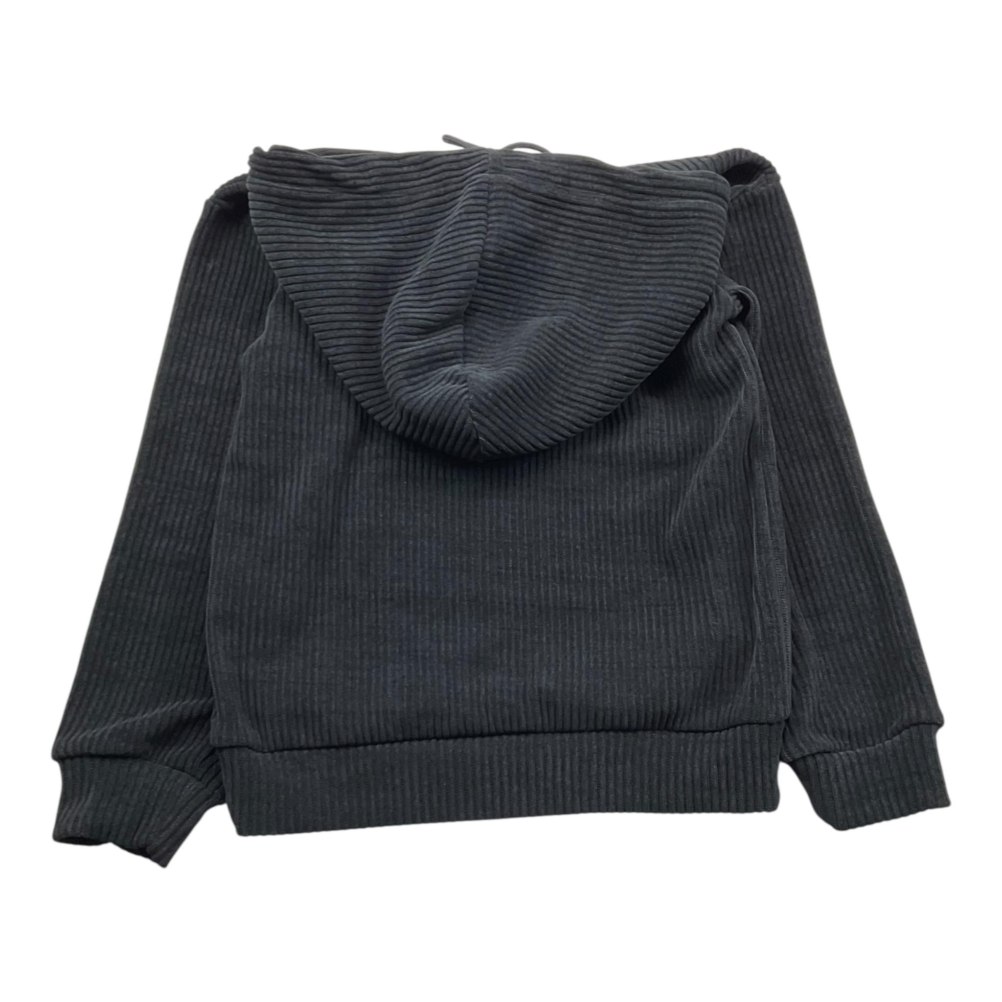 NEVER TOO felpa tinta unita con cappuccio e stampa Nero per Bambino NT2109R NERO NEVER TOO