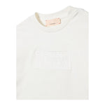 ELISABETTA FRANCHI shirt girocollo tinta unita con stampa Panna per Bambina EFTS224XXX PANNA ELISABETTA FRANCHI