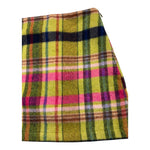 LU LU BY MISS GRANT gonna tinta unita con fantasia a righe Verde per Bambina LL2300 VERDE LU LU BY MISS GRANT