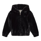 TWINSET pelliccia tinta unita con zip Nero per Bambina 242GJ2200 NERO TWINSET