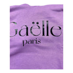 GAELLE felpa tinta unita con cappuccio e stampa Lilla per Bambina 2741F0973 LILLA GAELLE