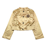 DKNY giacca tinta unita con bottoni Giallo per Bambina D60251 GIALLO DKNY