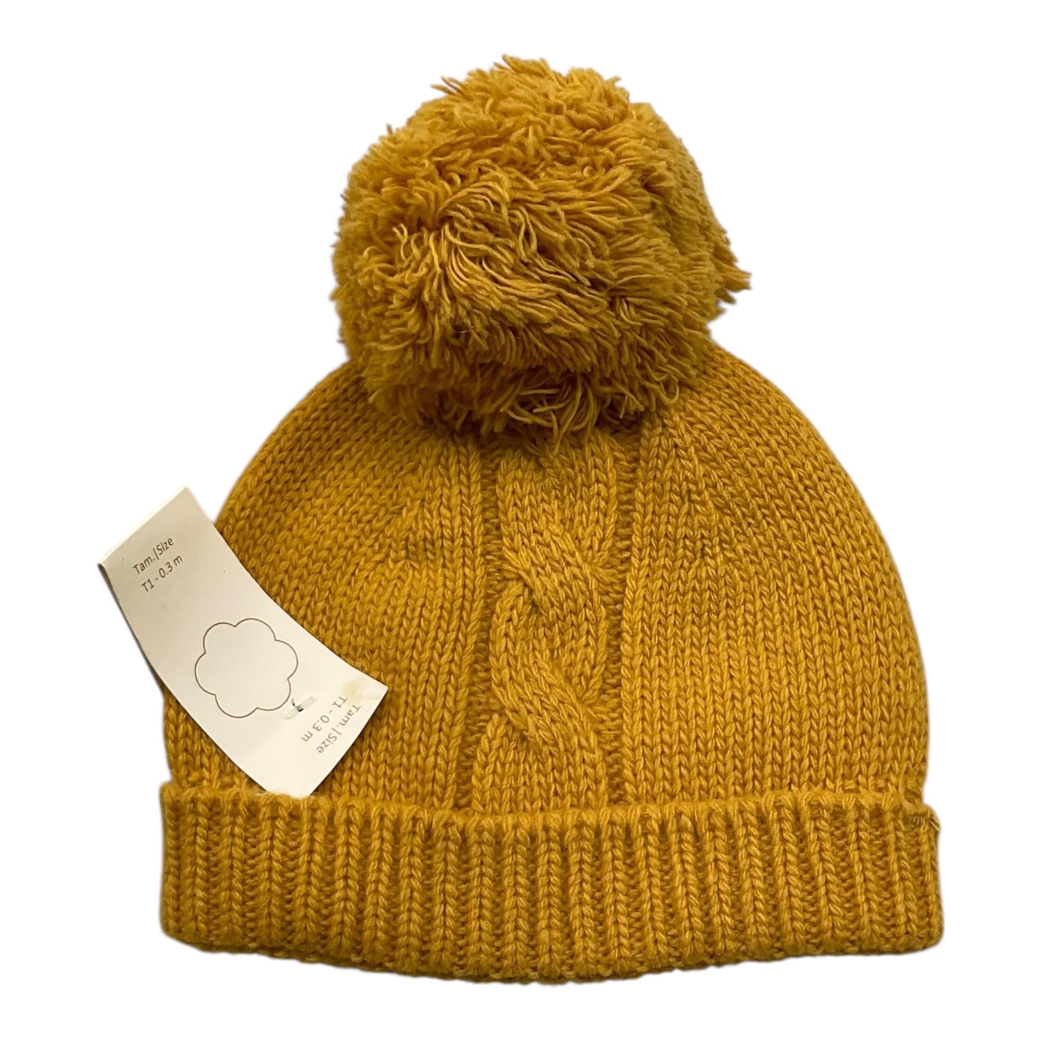 WEDOBLE cappello tinta unita cn pon pon Giallo per Neonato I2404307 GIALLO WEDOBLE