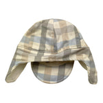 BABY A. cappello tricolore con fantasia a quadri Bianco per Neonato A2615 BIANCO BABY A.