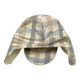 BABY A. cappello tricolore con fantasia a quadri Bianco per Neonato A2615 BIANCO BABY A.