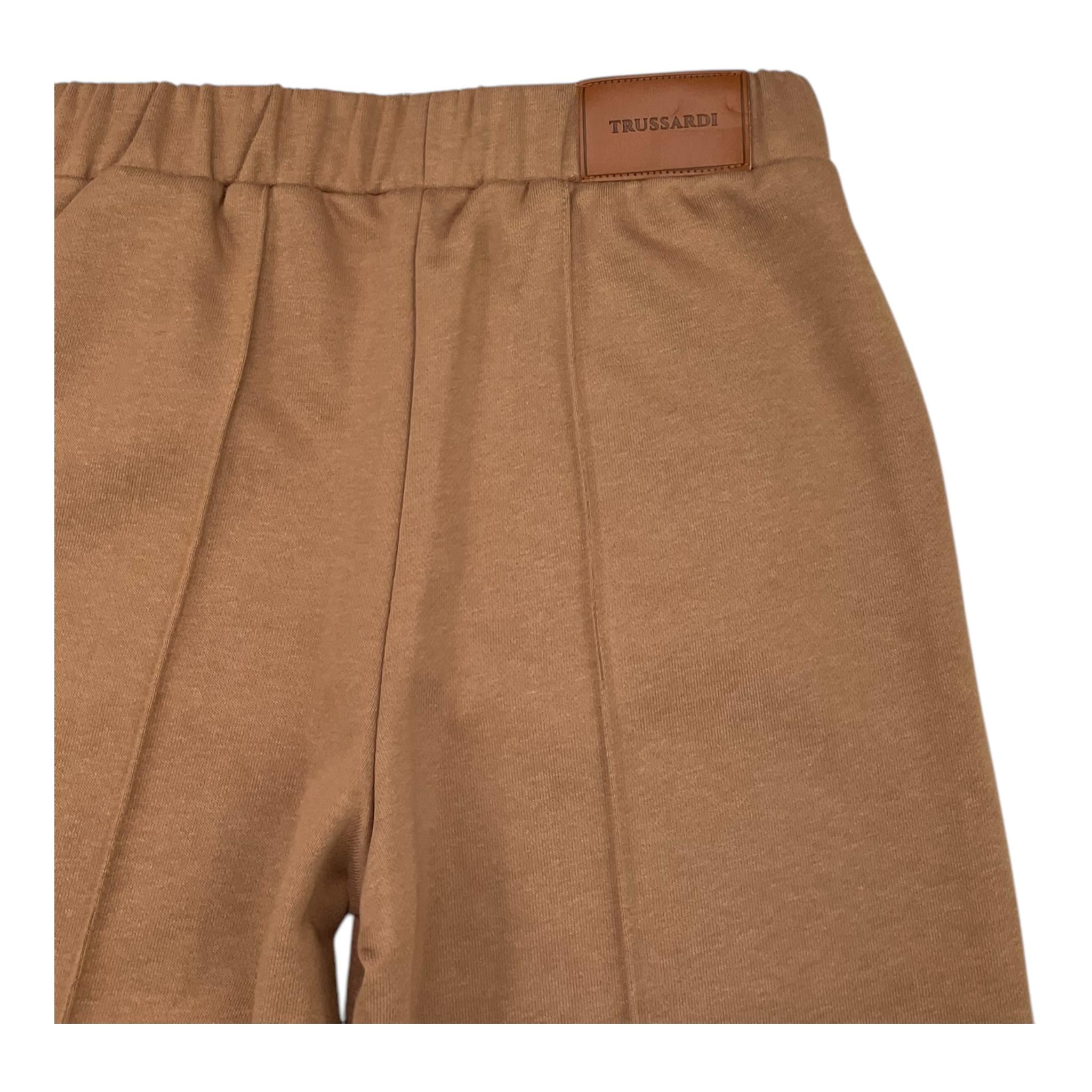 TRUSSARDI pantalone palazzo tina unita Beige per Bambina TGA25115 BEIGE TRUSSARDI