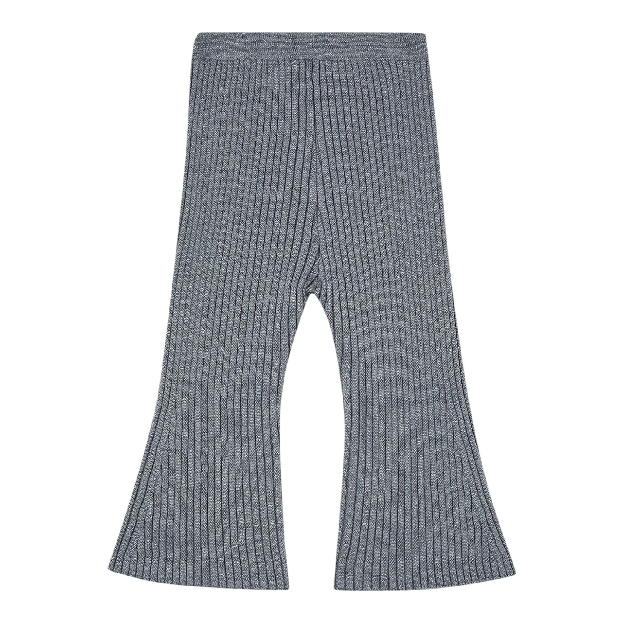 LIU JO pantalone tinta unita modello palazzo Grigio per Bambina KF4129XX GRIGIO LIU JO