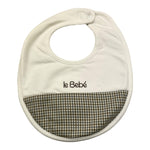 LE BEBE' bavetta tinta unita stampa fantasia Panna per Neonato LBB4675 PANNA LE BEBE'