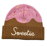 SAINT BARTH cappello bicolore con stampa Rosa/beige per Bambina ZAY001 ROSA/BEIGE SAINT BARTH