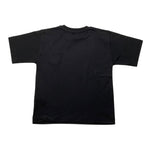 MOSCHINO t-shirt girocollo tinta unita con logo Nero per Bambino H7M03RX NERO MOSCHINO