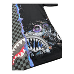 SPRAYGROUND t-shirt girocollo tinta unita con stampa Nero per Bambino SPY918 NERO SPRAYGROUND