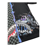 SPRAYGROUND t-shirt girocollo tinta unita con stampa Nero per Bambino SPY918 NERO SPRAYGROUND