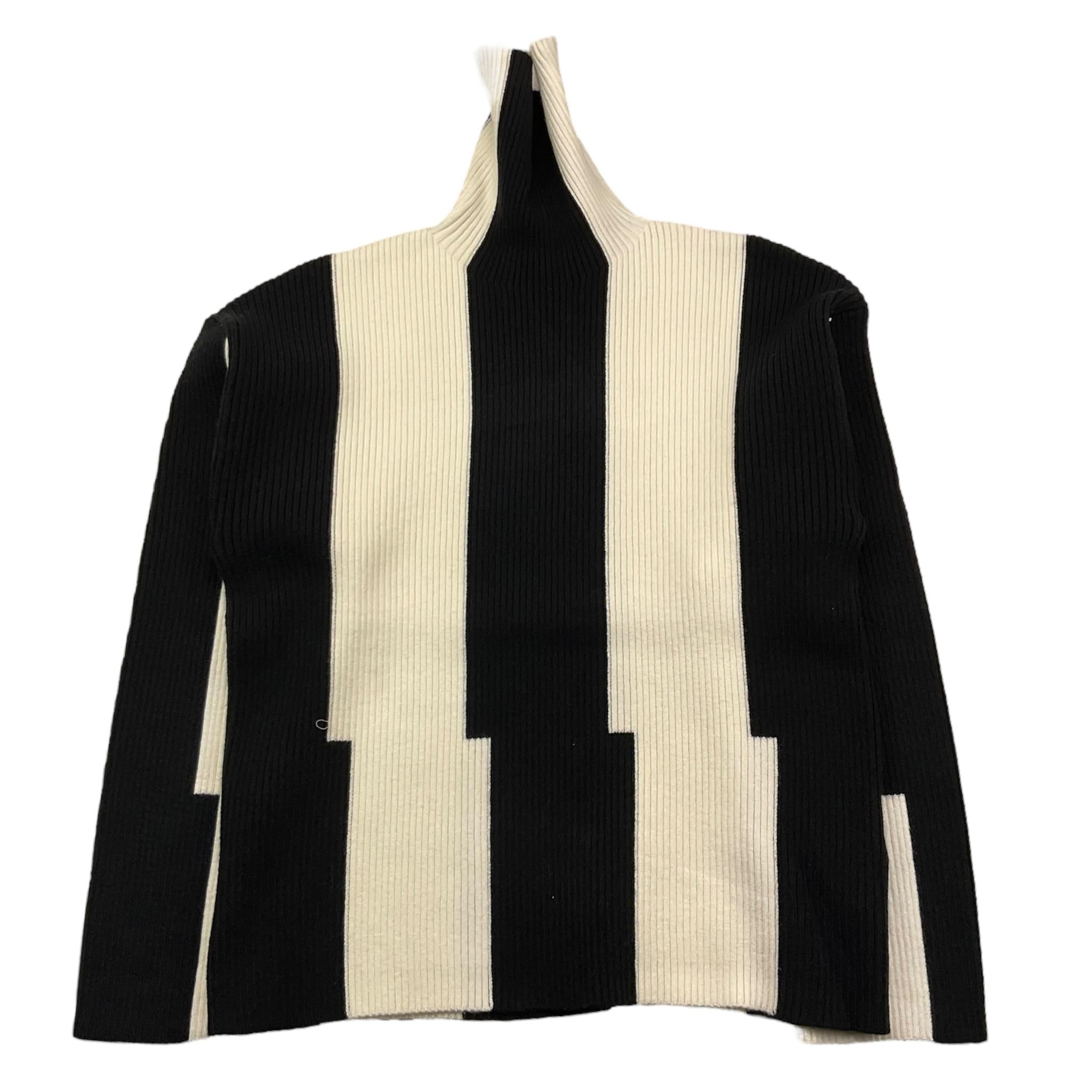 TO be too maglia collo alto bicolorw Panna/nero per Bambina TFJ24M517 PANNA/NERO TO be too