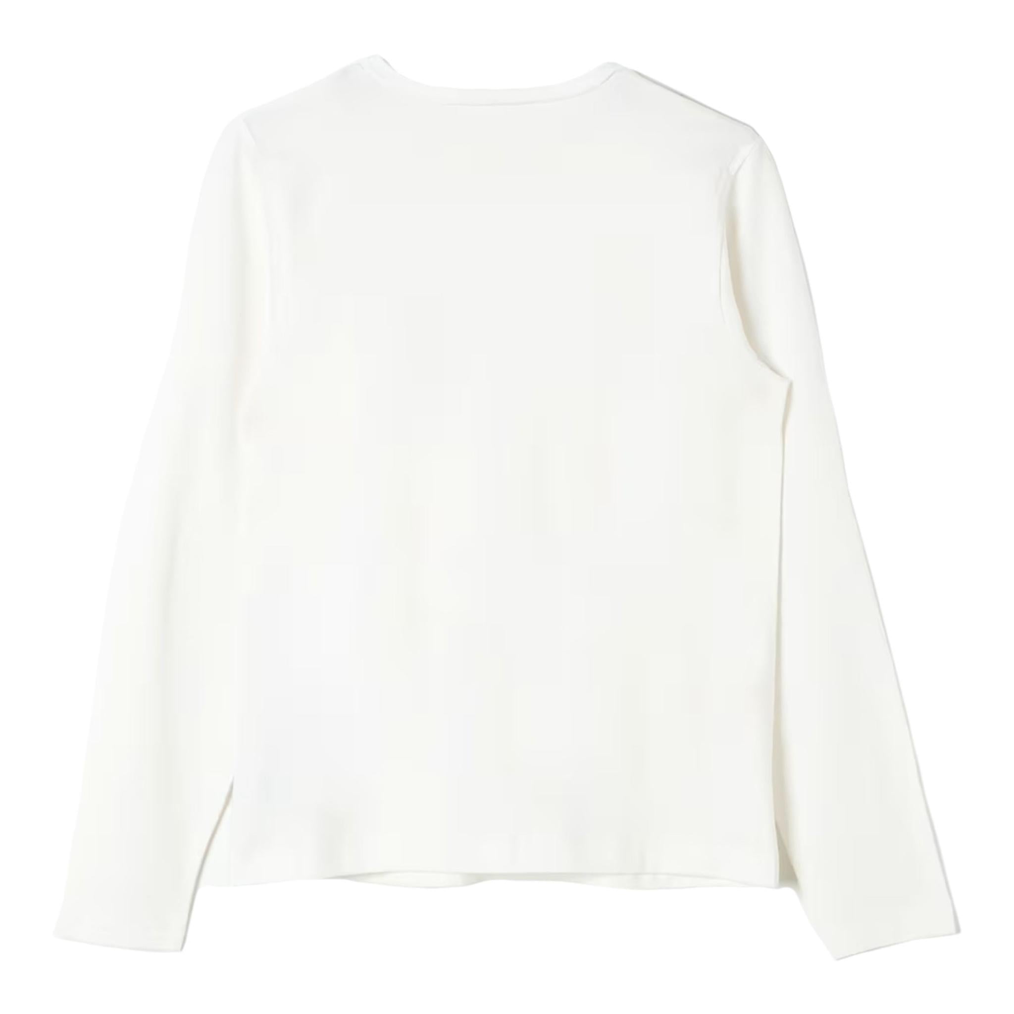 LIU JO shirt girocollo tinta unita con stampa Bianco/beige per Bambina GF4210 BIANCO/BEIGE LIU JO