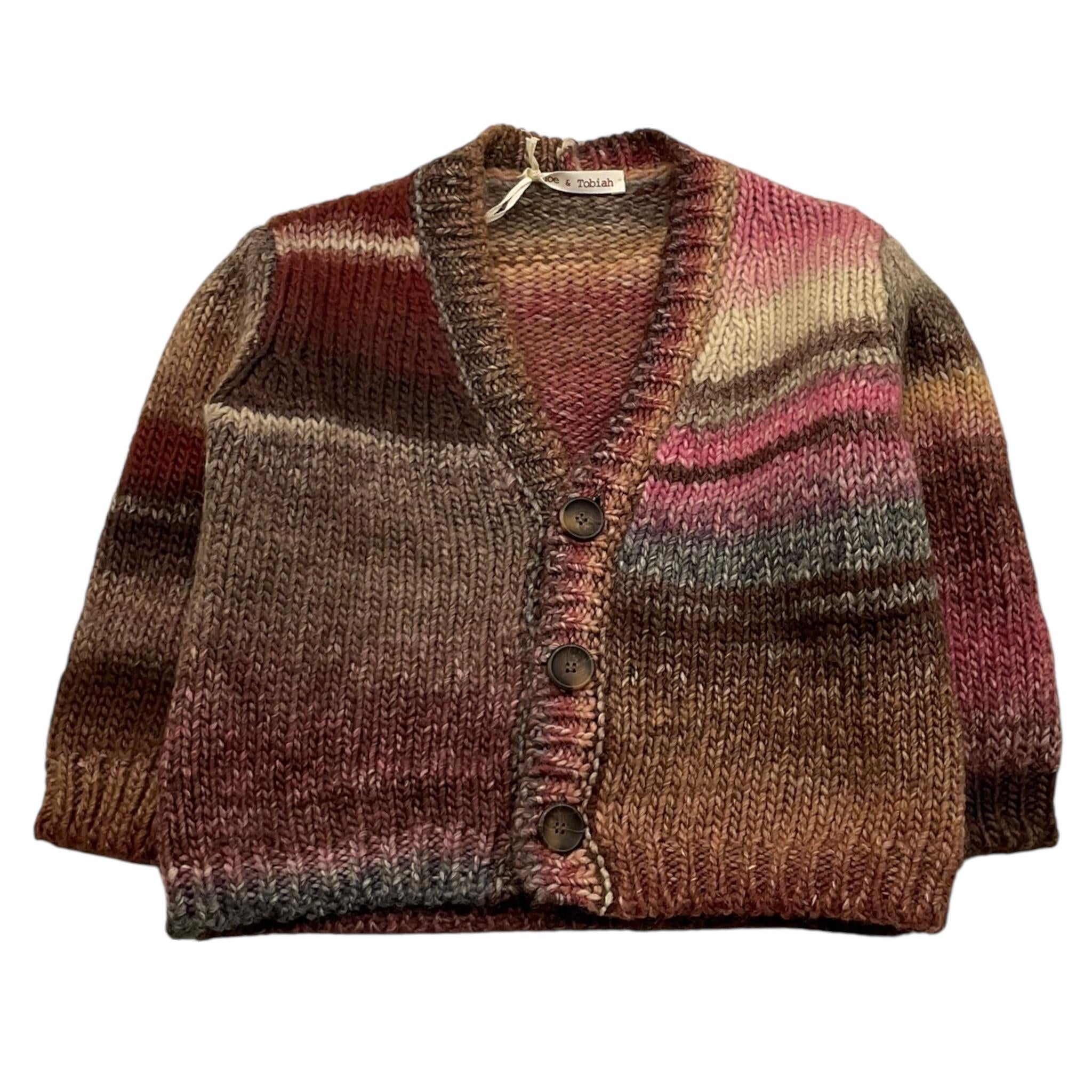 ZHOE & TOBIAH cardigan tinta unita con bottoni Multicolor per Bambino FNT2XX MULTICOLOR ZHOE & TOBIAH