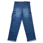 EMC jeans tinta unita con tasconi Blu per Bambino BZ7114 BLU EMC