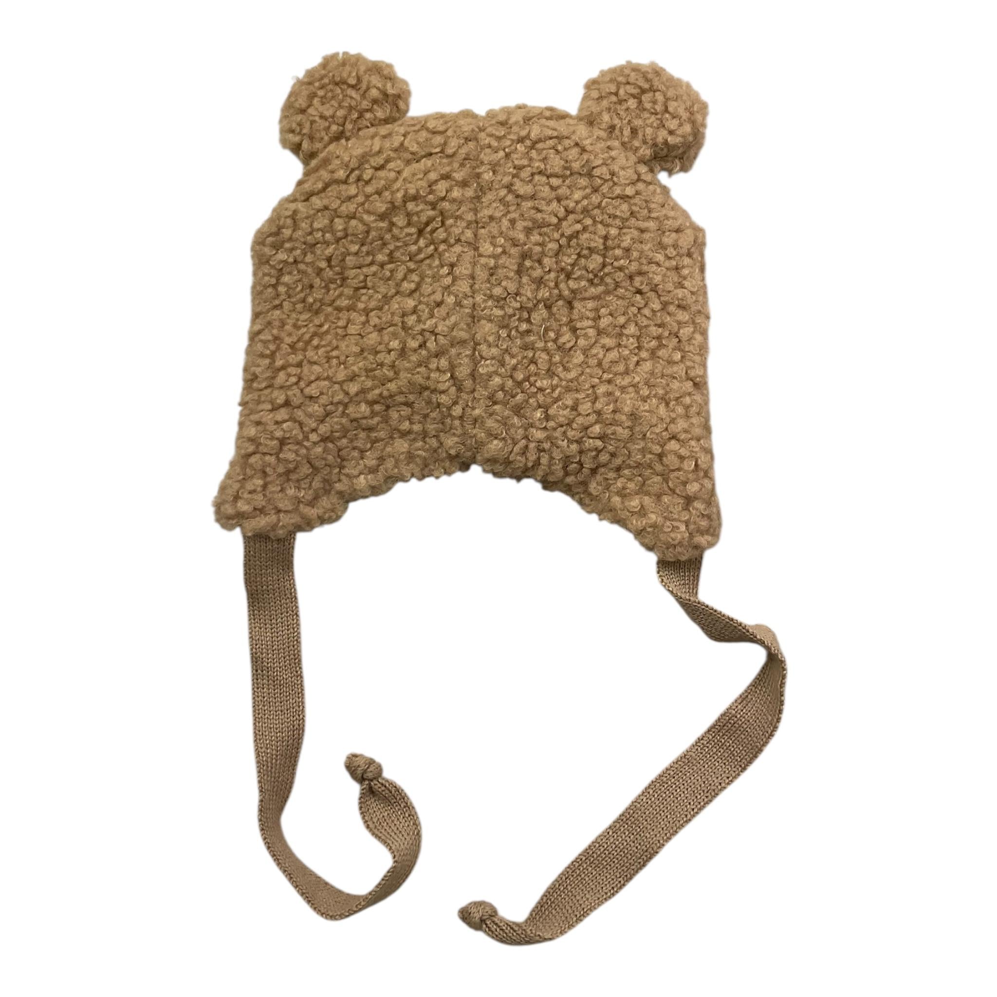 MARLU' cappello tinta unita con orecchie Beige per Neonato IG5573 BEIGE MARLU'