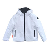 SUNS giubbino bicolore reversibile con zip e cappuccio Bianco/nero per Bambino GBS5310U BIANCO/NERO SUNS