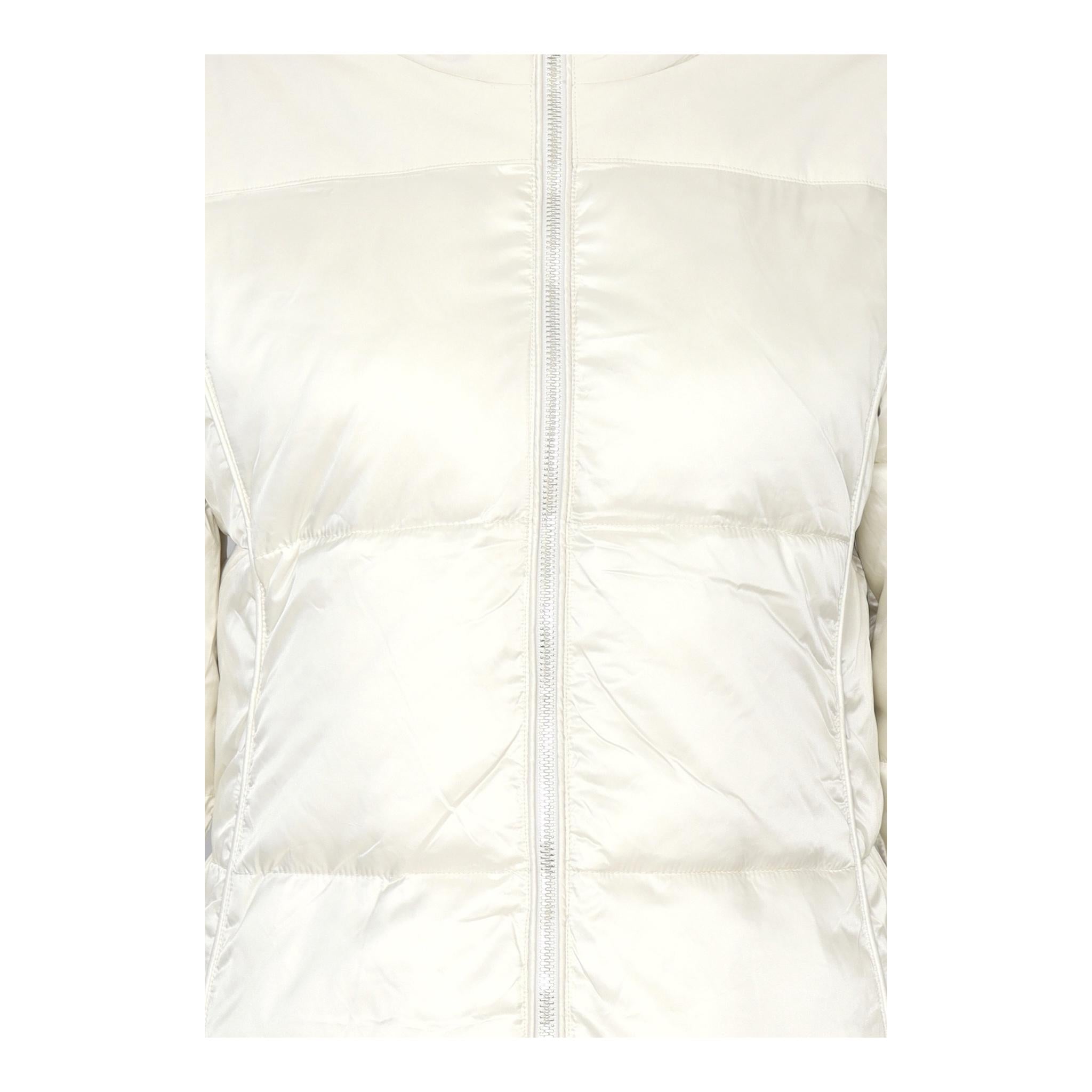 YES ZEE giubbino tinta unita con zip e cappuccio Bianco per Bambina 3077 BIANCO YES ZEE