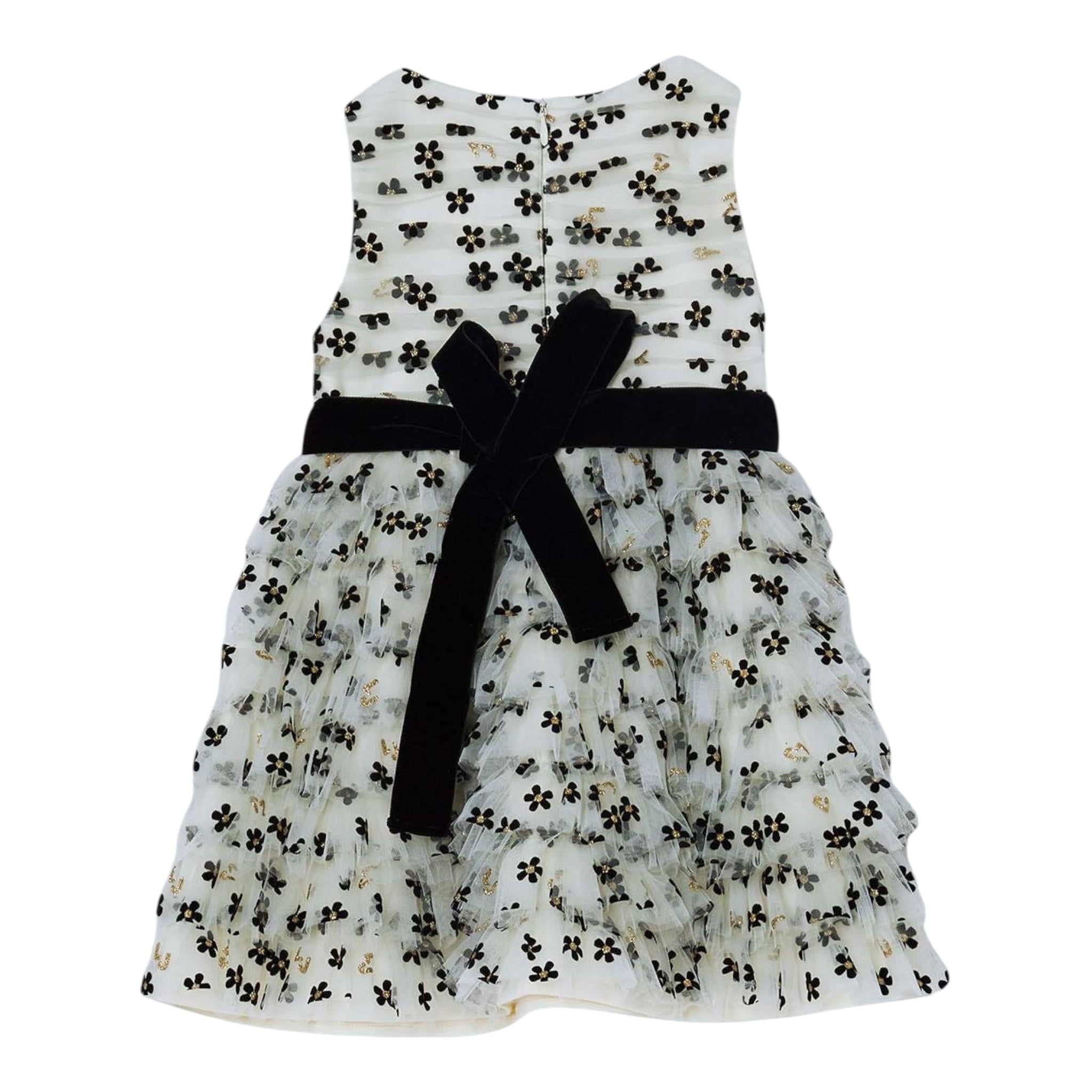 LIU JO abito giromanica tinta unita con tulle e fori Panna per Bambina KF4103X PANNA LIU JO