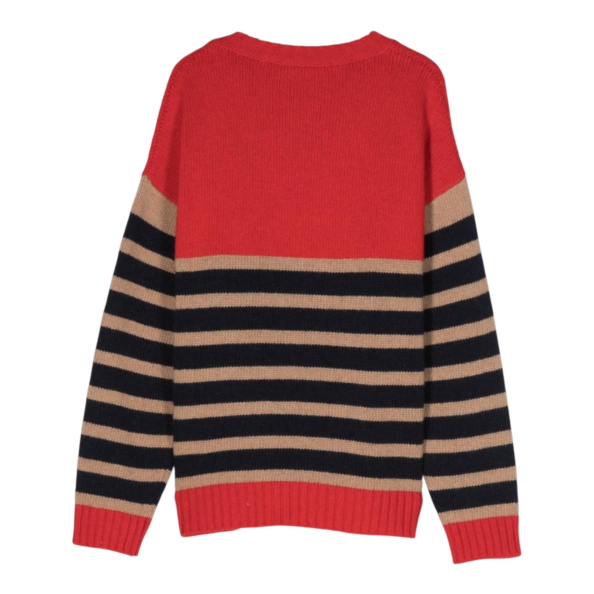 PHILOSOPHY maglia girocollo tricolore fantasia a righe Multicolor per Bambina PFMA002 MULTICOLOR PHILOSOPHY
