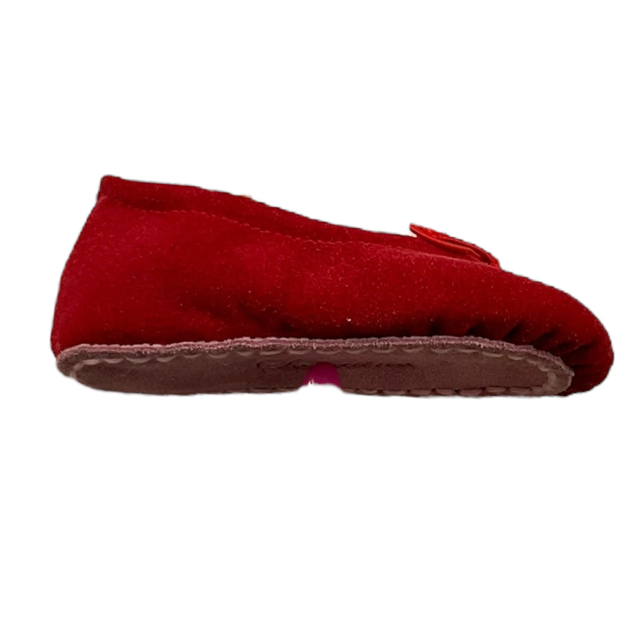 DONATINA stivale tinta unita con lacci Rosso per Neonata PAMPARED ROSSO DONATINA