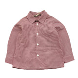 LITTLE BEAR camicia tinta unita con microfantasia Rosso per Bambino 5253J ROSSO LITTLE BEAR