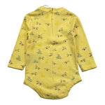 TRUSSARDI body tinta unita con logo manica lunga Giallo per Neonato TIA25169 GIALLO TRUSSARDI