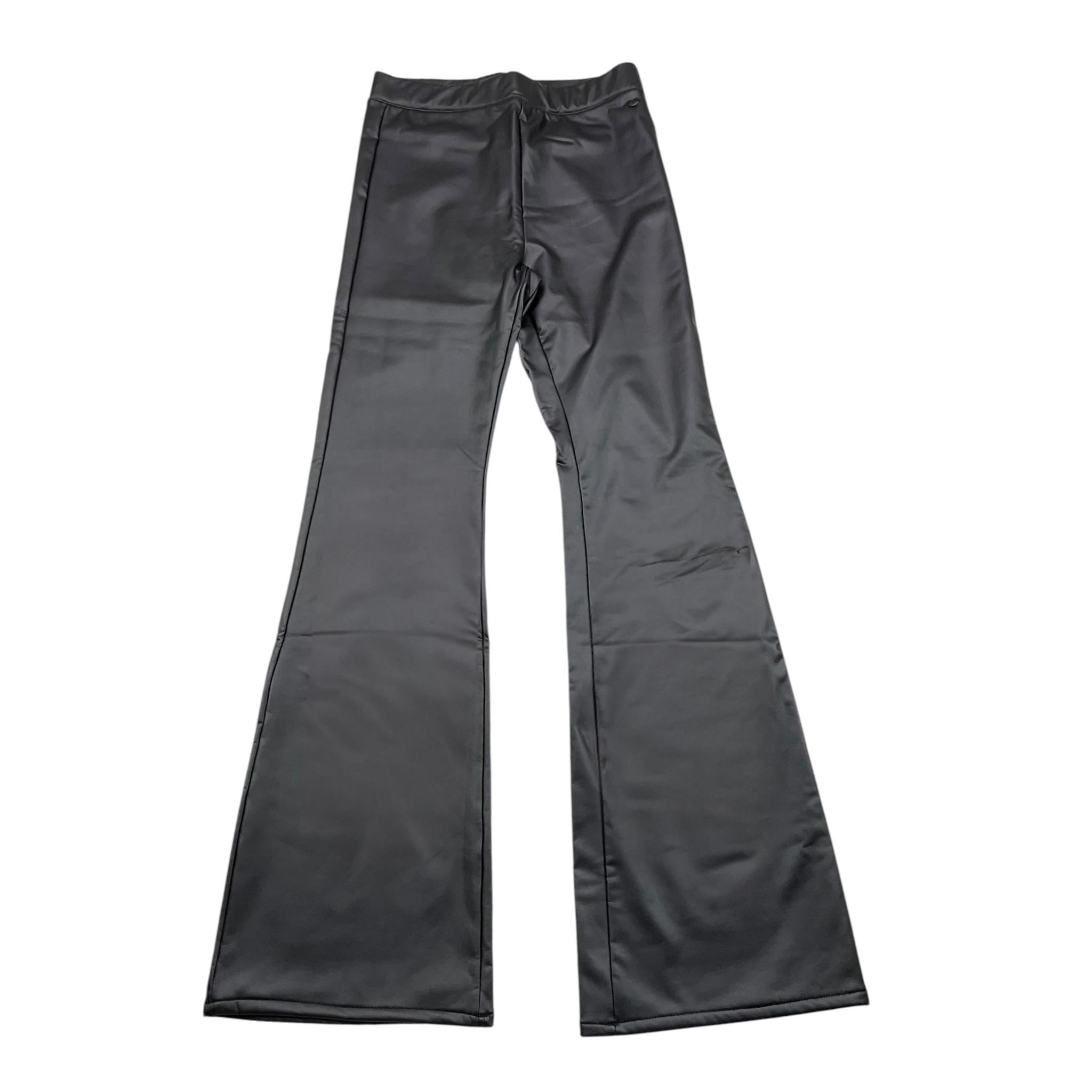 LOSAN pantalone in ecopelle tinta unita modello zampa Nero per Bambina 51030982002041 NERO LOSAN
