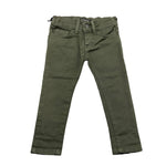 RAFFINERIE pantalone tinta unita con girvita regolabile Verde per Bambino JCHEAPP VERDE RAFFINERIE