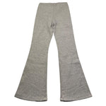 DIADORA pantalone tinta unita modello zampa con profili logati Grigio per Bambina F4IJGLG138 GRIGIO DIADORA