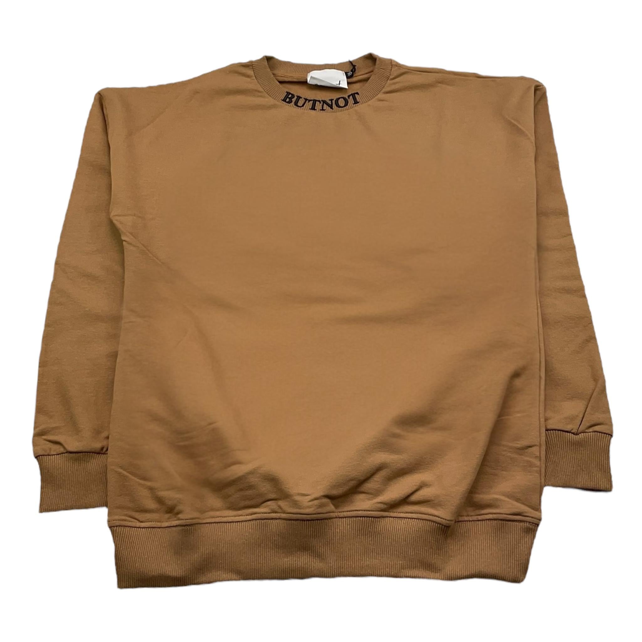 BUTNOT felpa chiusa girocollo cn stampa Beige per Bambino B485 BEIGE BUTNOT