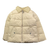 TRUSSARDI giubbino tinta unita con zip e stampa Beige per Bambina TIA24049PIJ BEIGE TRUSSARDI