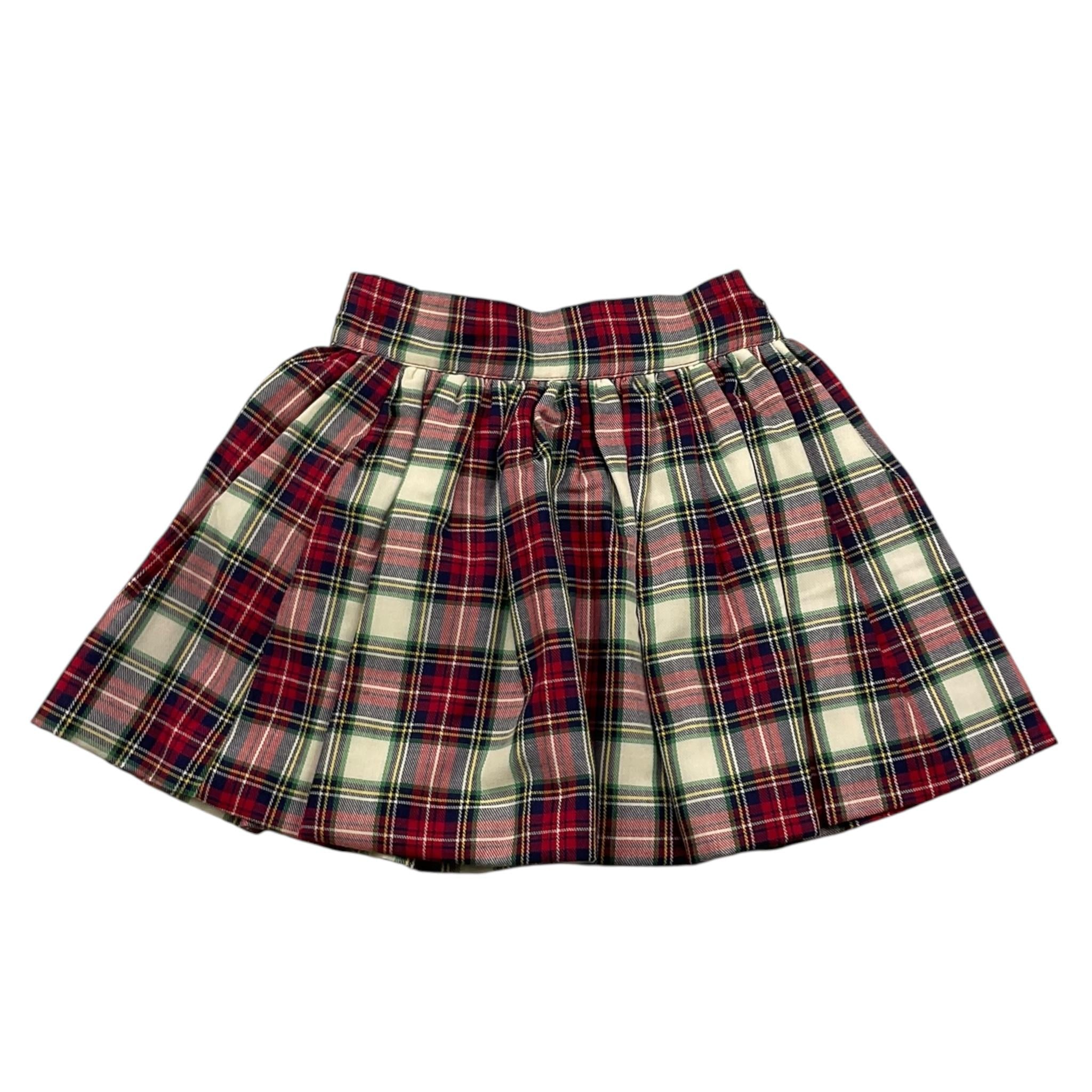 LA STUPENDERIA gonna stampa fantasia con elastico in vita Rosso per Neonata TJCN44 ROSSO LA STUPENDERIA