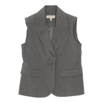 TWINSET gilet tinta unita con bottoni Grigio per Bambina 242GJ2115 GRIGIO TWINSET