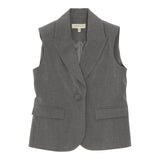 TWINSET gilet tinta unita con bottoni Grigio per Bambina 242GJ2115 GRIGIO TWINSET