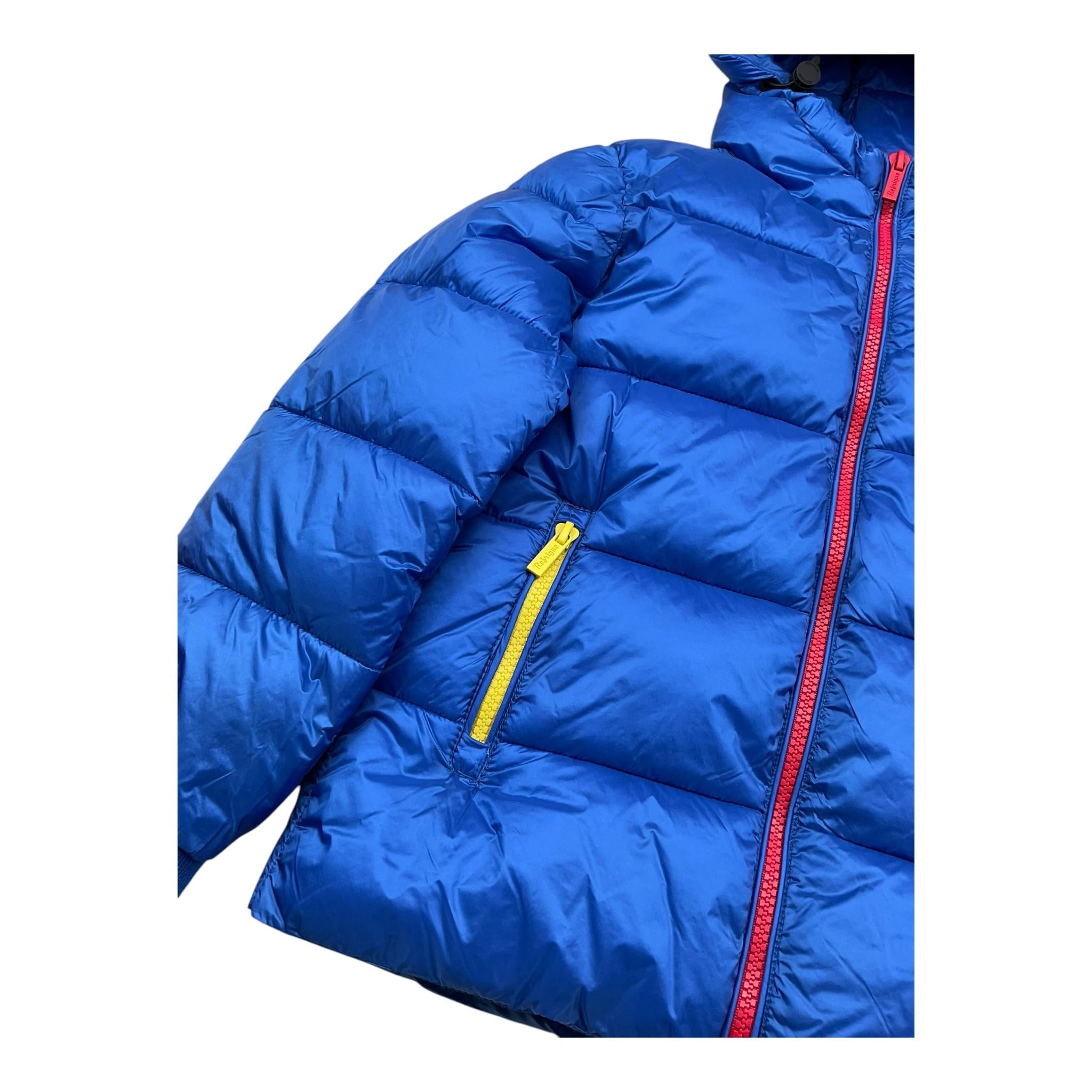 REFRIGUE giubbino tinta unita con cappuccio e zip in contrasto Blu per Bambino 2871O0001J BLU REFRIGUE