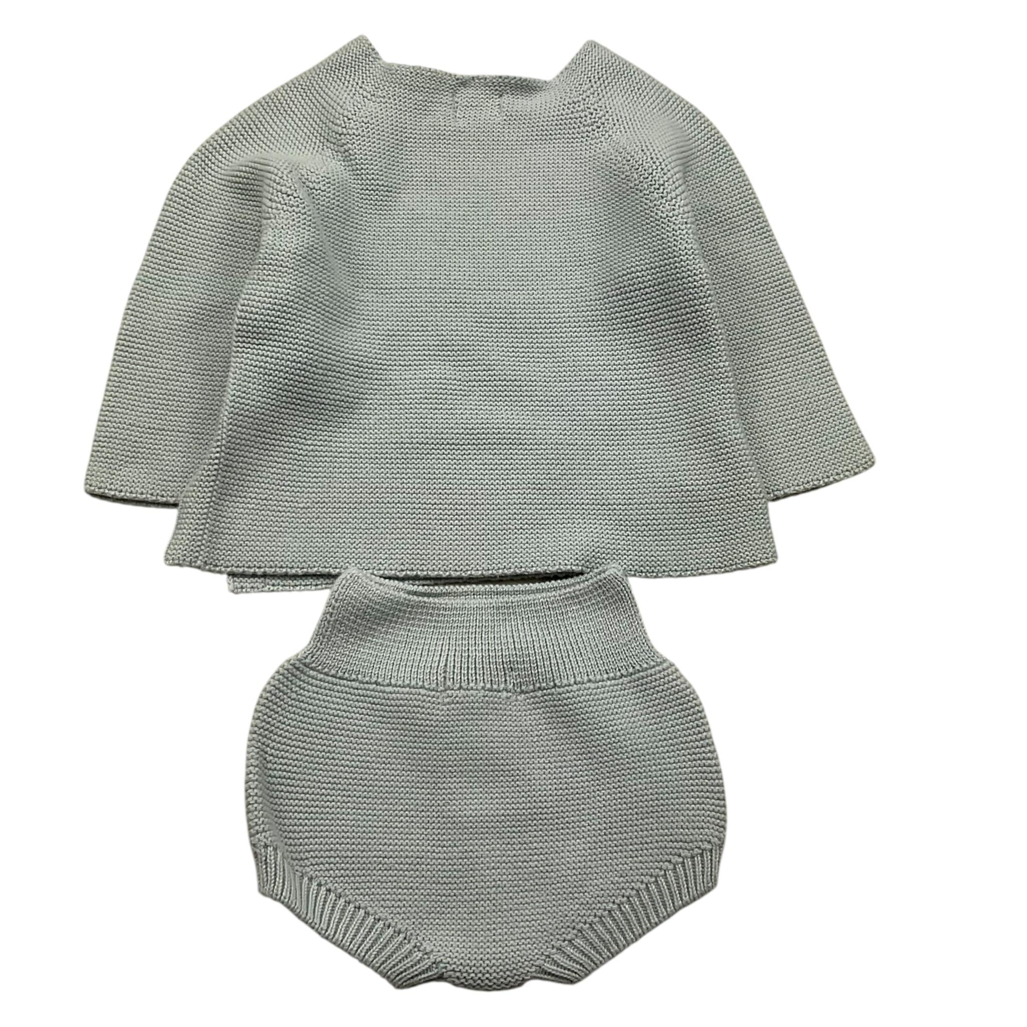 CND completo 2 pezzi maglia-culotte tinta unita Azzurro per Neonato 928485 AZZURRO CND