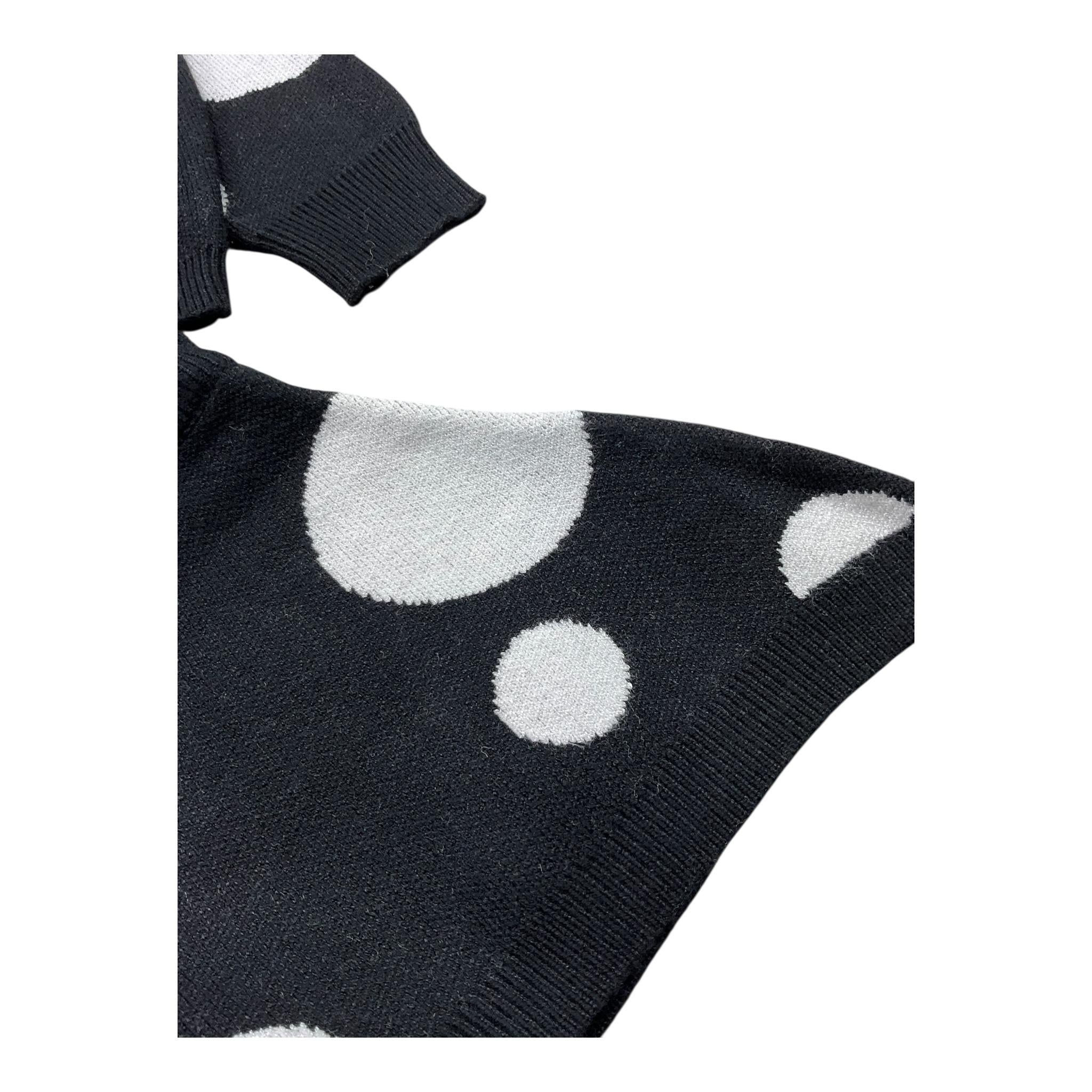 FUN & FUN completo 2pz maglia-short con fantasia a pois Nero per Neonata FBSW00961N NERO FUN & FUN