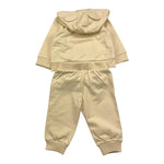 MOSCHINO completo 2pz felpa-pantalone tinta unita Beige per Neonato MUK05D BEIGE MOSCHINO