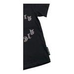 JOHN RICHMOND t-shirt girocollo tinta unita con brillantini Nero per Bambina RGA25065TS NERO JOHN RICHMOND