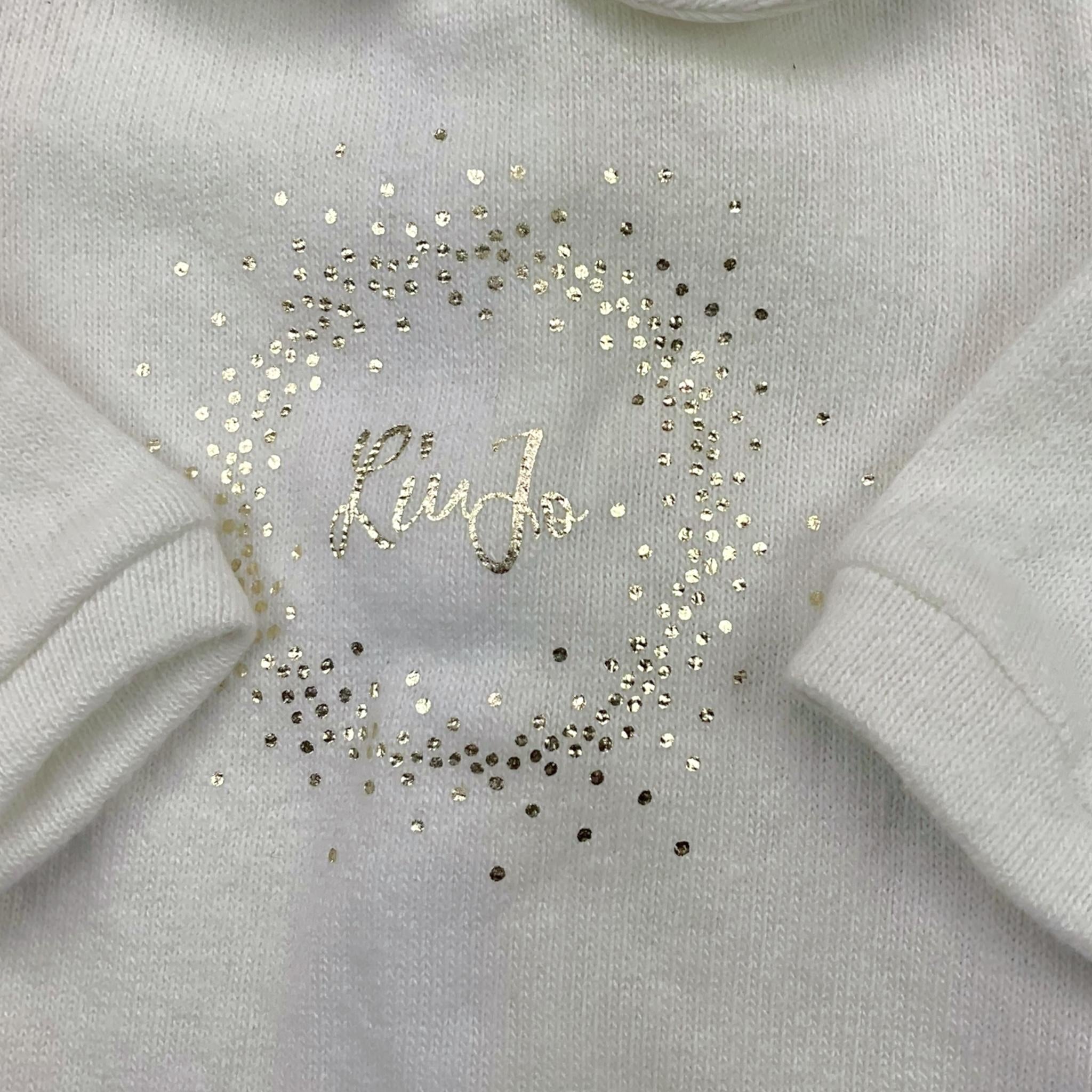 LIU JO set cappello+tutina tinta unita con stampa Bianco per Neonata KF2189 BIANCO LIU JO
