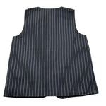 DOU DOU gilet tinta unita fantasia a irghe Blu per Bambino DV2P12X BLU DOU DOU