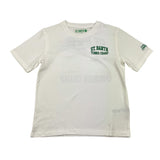 SAINT BARTH t-shirt girocollo tinta unita con stampa Bianco per Bambino 00627 BIANCO SAINT BARTH