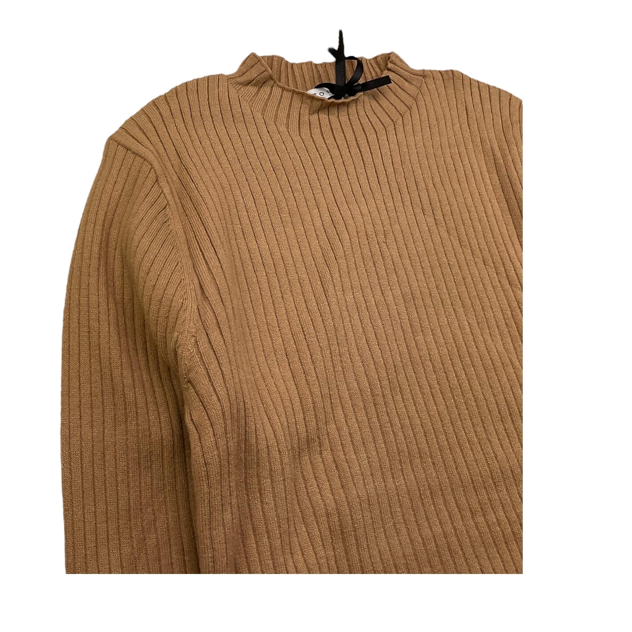 TO be too maglia tinta unita mezzocollo Beige per Bambina TFJF24M414 BEIGE TO be too